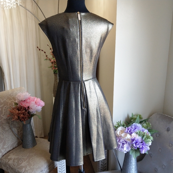 🍒NWT🍒 TED BAKER BEJEWELED FIT & FLARE DRESS - Picture 5 of 13